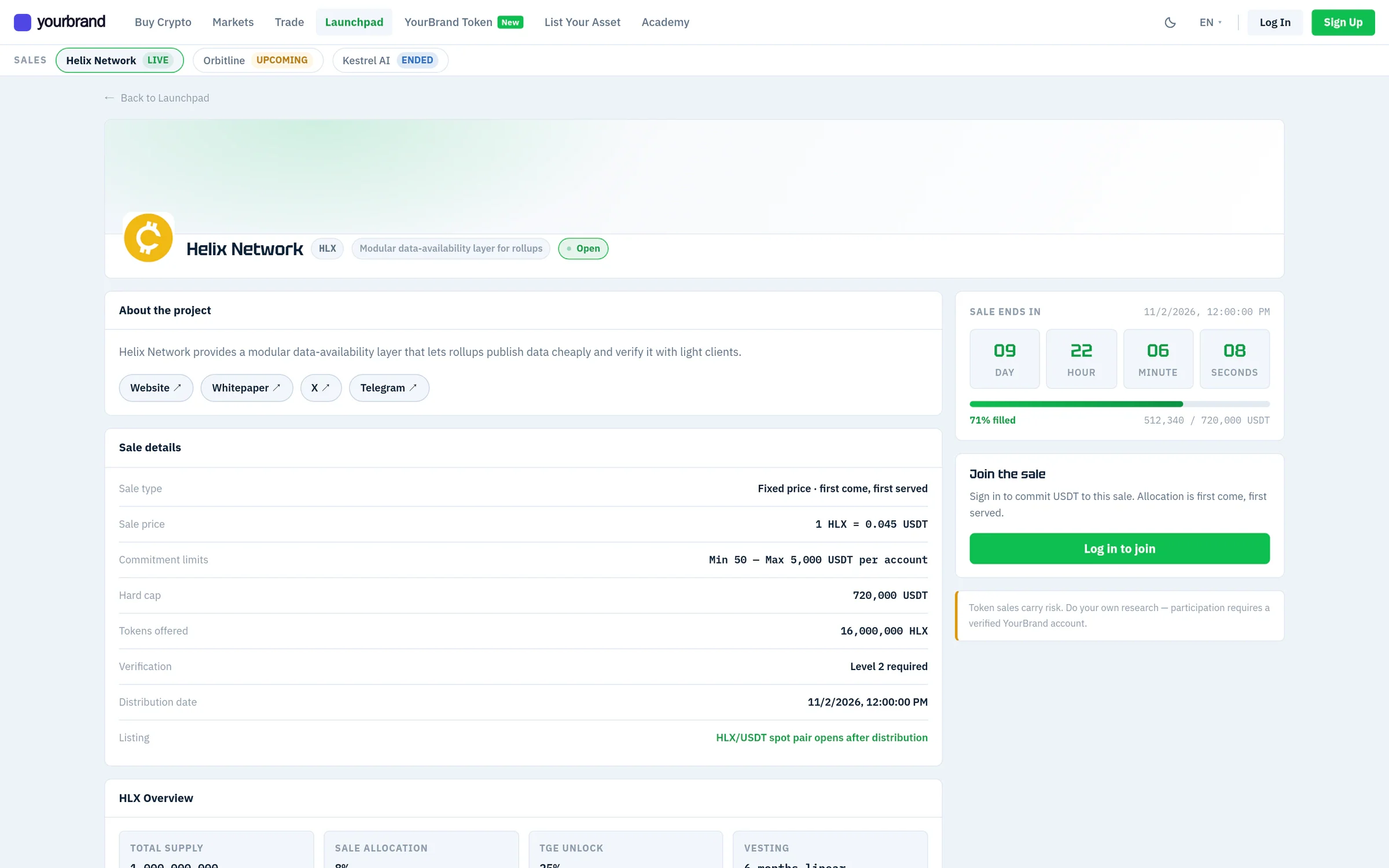 Token Launch